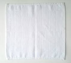 Khăn mặt vuông trắng cotton